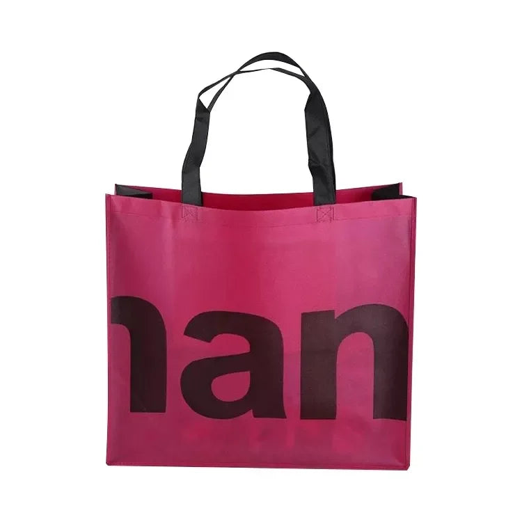 Custom Design Recycled Non-Woven Folding Shopping Bag Reusable with Fashion Printing for Gifts Travel & Promotions