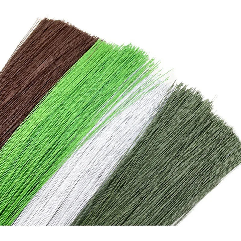 40cm Paper Covered Wire Artificial Flower Stem Fondant Cake Decoration Iron Wire
