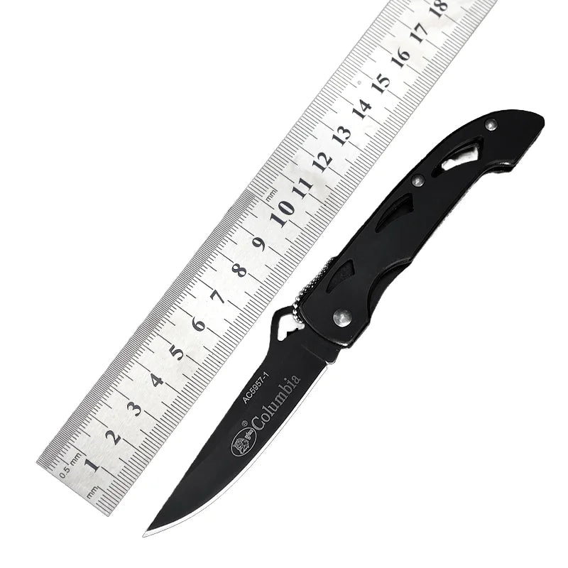 Push Button Folding Knife for EDC Work Camping Survival for Indoor Outdoor Activities Stainless Steel Combat Knife OEM