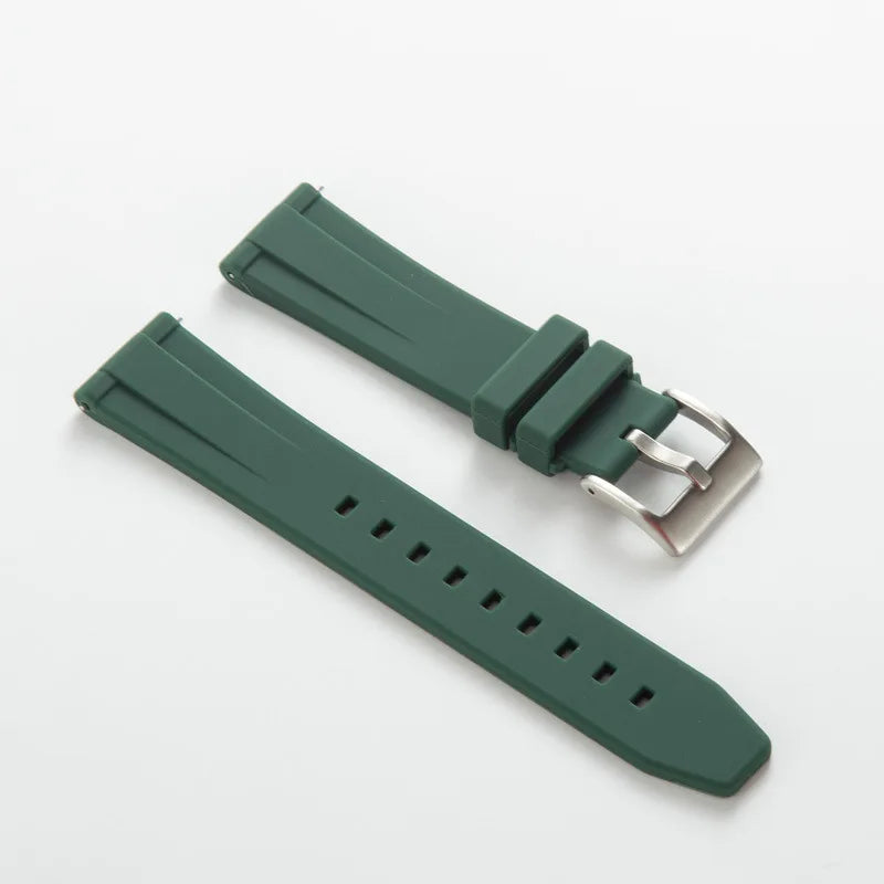 Quick Release 18mm 20mm 22mm Silicone Watch Bands Breathable and Soft Rubber Watch Straps