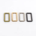 Meetee AP264 25mm Bag Hardware Accessories Handbag Square Alloy Buckle Rectangle Ring Buckles for Backpack Strap Webbing Belt