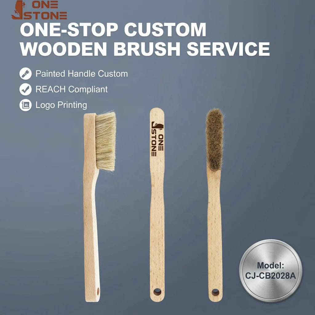 Hot Sale Rock Climbing Brush & Boulder Brush with Thick Boar's Hair for Wooden Climbing Holds Climbing Hangboard