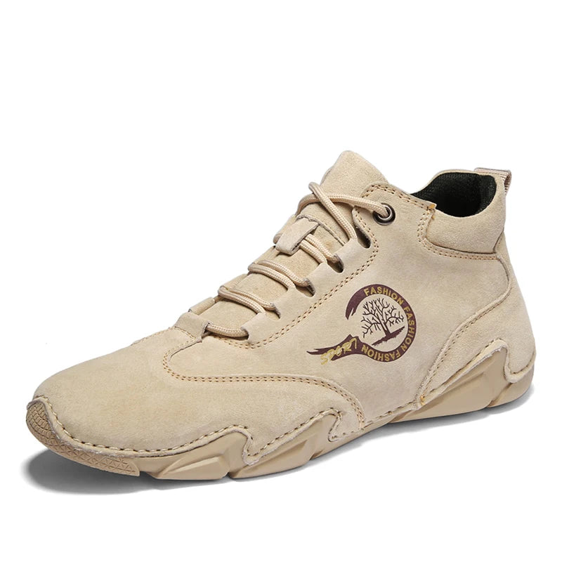 Men's Breathable British Leather Shoes Men White Leather Shoes Lace up Dress Low Price Wholesale Factory Shoes