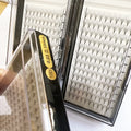 Handmade 0.03 Premade Fans Lashes with Custom Logo Thin Base Wispy Pre-Made Volume Fan Eyelash Extension Pro-Made Fans