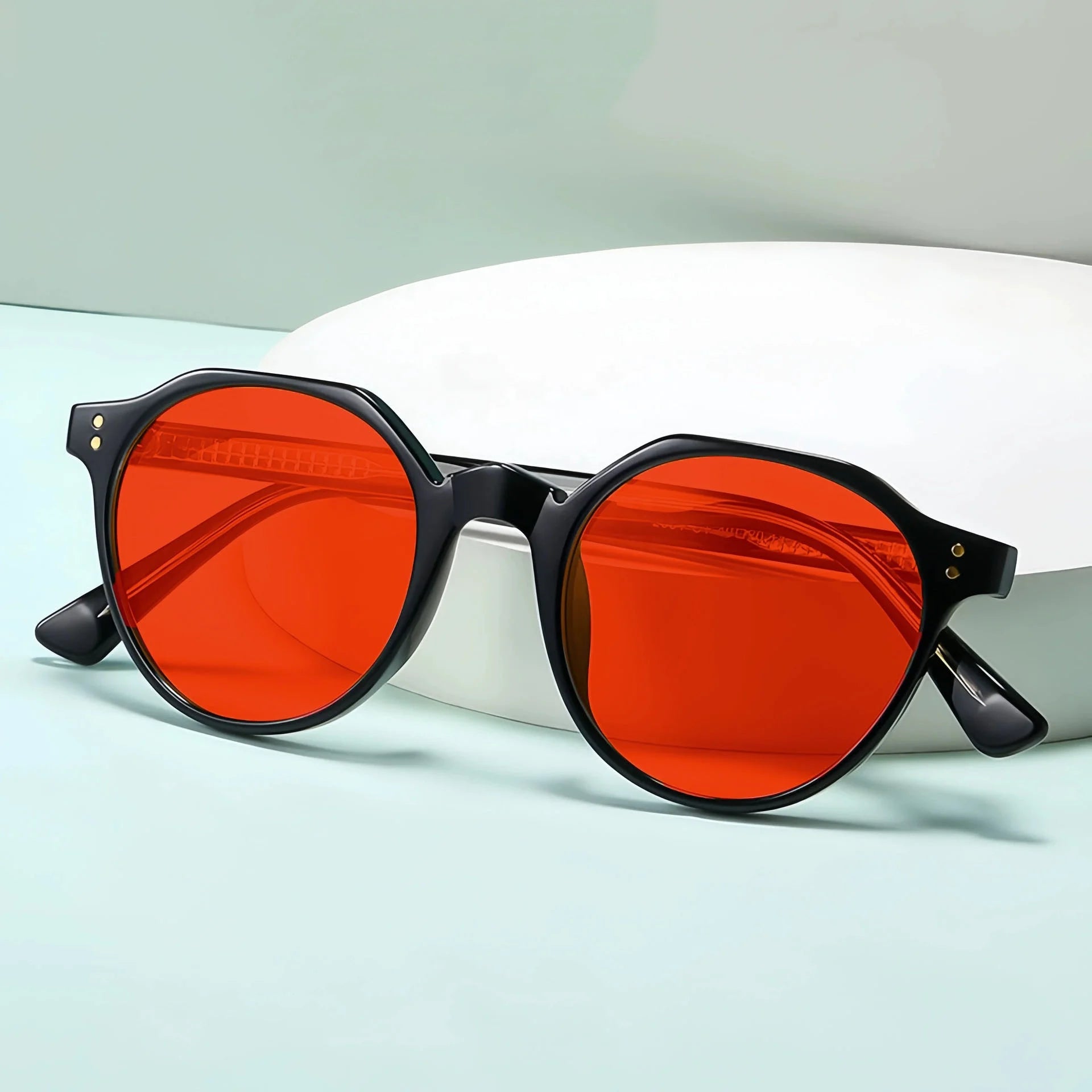 Blue Light Glasses for Better Sleep Blue Light Blocking Glasses Orange Lenses Tr90 Women Eyeglasses Red Lens Glasses Clear Frame