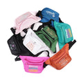 Wholesale Custom Nylon Neon Colour Waterproof Waist Bag Fanny Pack for Unisex Outdoor Gym Travel