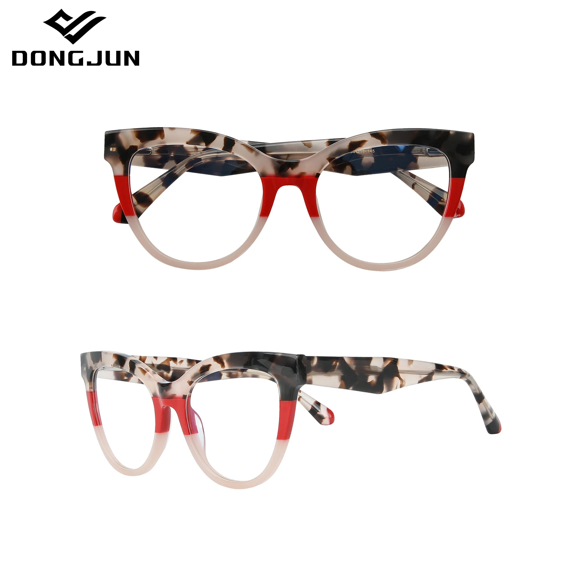Good Quality Acetate Eyeglasses Frames Cat Eye Oversized Frame Multicolor Eyeglasses Frames Acetate Optical Frames
