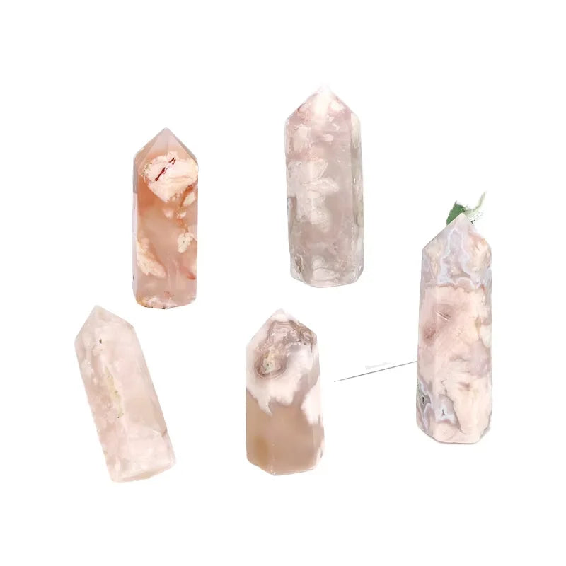 HY Natural Gemstone Quartz Tower Healing Crystal Stone Point Amethyst Irregular Shape Point