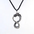 Vikings Dragon Pendant Necklace for Men Jewelry Wholesale Nordic Lucky Animal Amulet