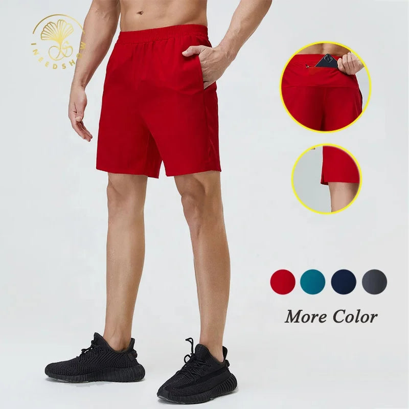 Sports Fitness Sportswear Nylon Mens Gym Wear Spandex Sublimation Blanks Workout Running Customize Shorts Dry Fit 5 Inch