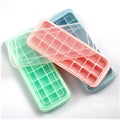 Hot Selling BPA-Free Durable Flexible Silicone Ice Cube Tray with Easy Release Lid for Ice Cream Makers