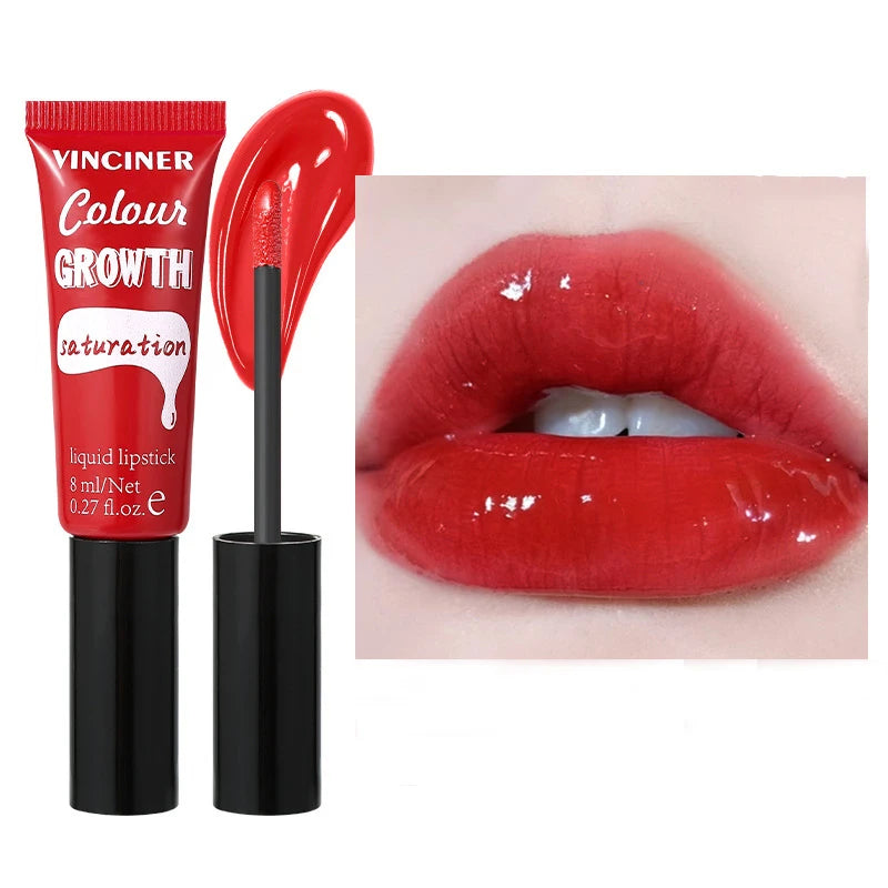 Wholesale Hot Selling 2023 Soft Tubing Shaped Plump Gloss Spicy Lips Moisturizing Lip Glaze Vegan Makeup Cosmetics