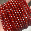 Wholesale Carnelian Beads 4mm 6mm 8mm 10mm 12mm Round Grade 7A Natural Red Agate Carnelian Stone Loose Beads for Jewelry Making