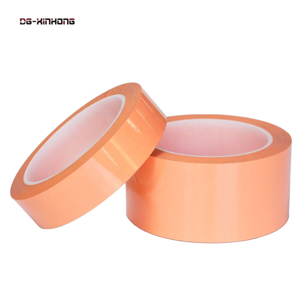 2- High Temperature Heat Resistant Orange Color Mara Polyester PET Acrylic Adhesive Mylar Transformer Electrical Insulation Tape