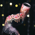 1Roll Theme Aquascape Tape Beaded Curtain Flower Dream Series Gorgeous Flower Curtain Handbook Material Decoration