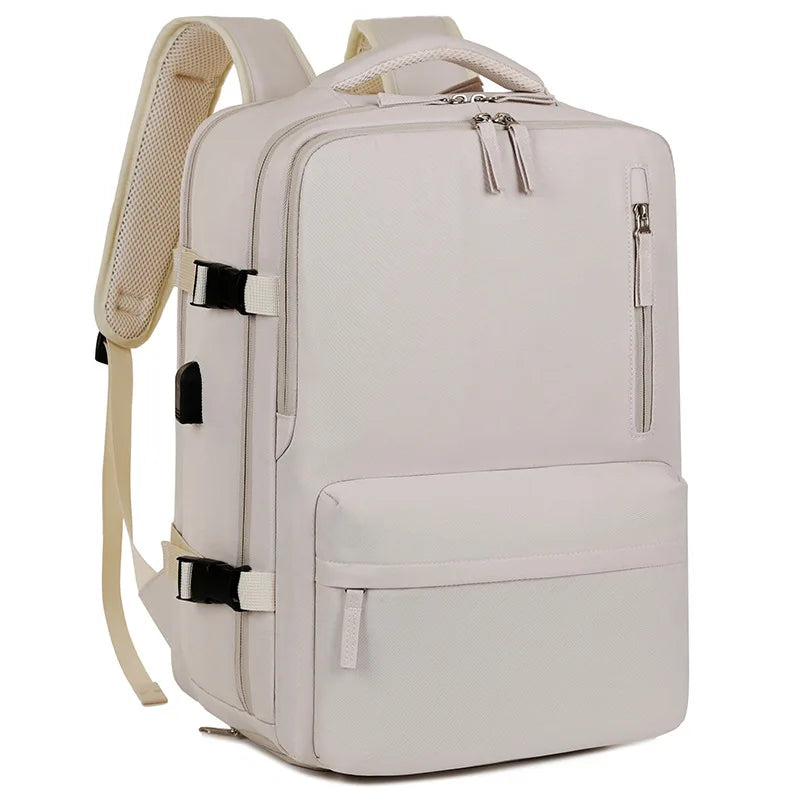 Large Capacity Oxford Backpack Independent Shoe Compartment Dry Wet Separation for Travel Short Business College Student Trips