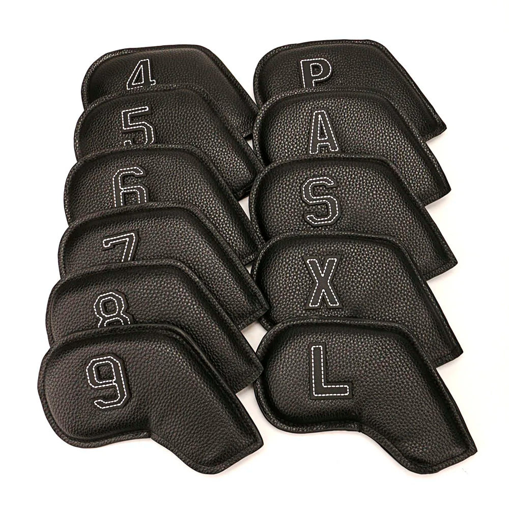 Wholesale Custom Waterproof PU Protection Covers Fit Women Men Headcover Universal Golf Club Iron Cover