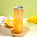 Disposable sealing cups beverage 250ml 330ml 350ml 400ml 500ml transparent soda can with easy open steel lid