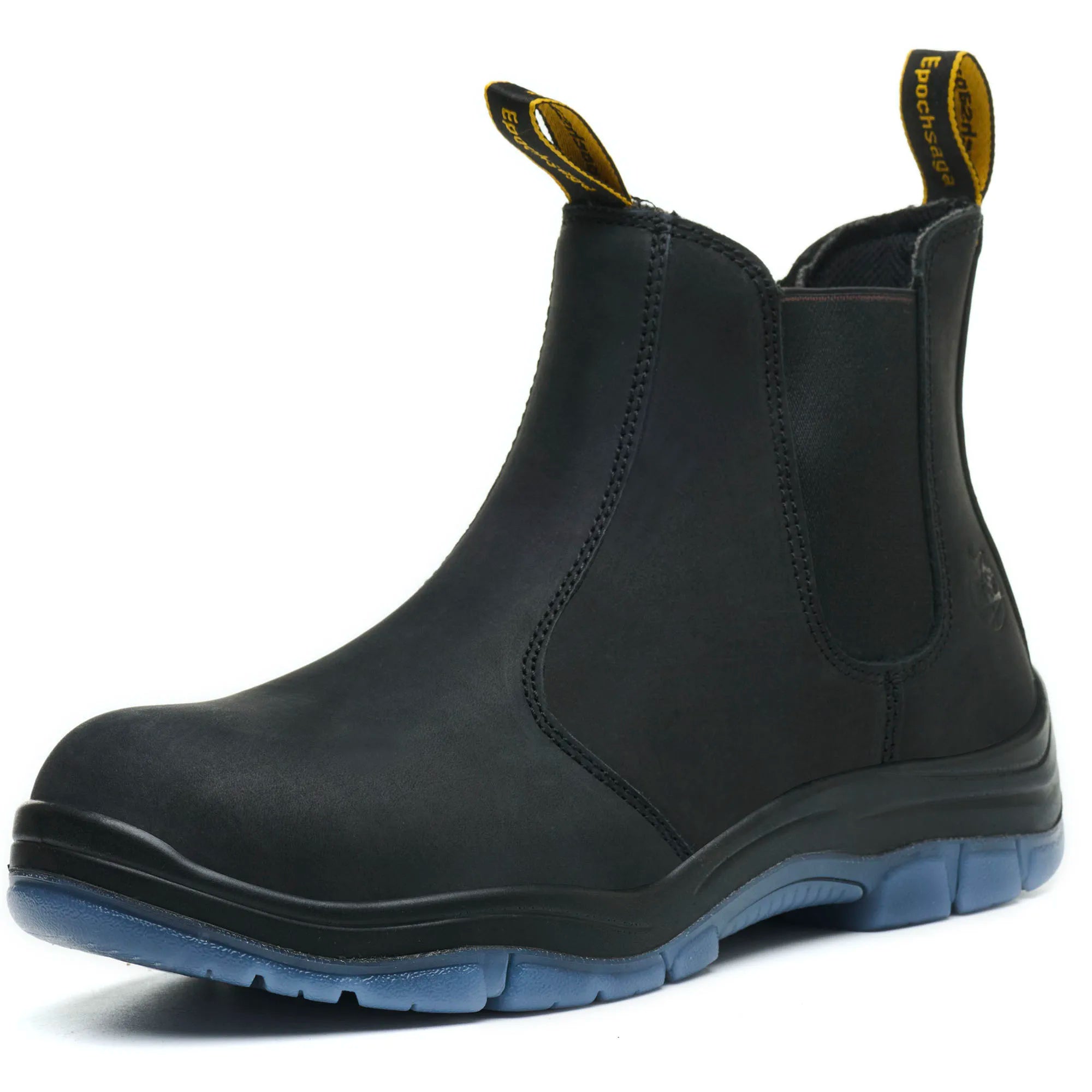 Glass Fibre Toe Genuine Leather Chelsea Work Casual Mid Cut Woman Engineering Expensive Working Safety Boots for Men