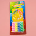 Birthday Candles With Holders Spiral Candles in Four Colors Hot Selling Candles