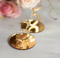 Mirror Acrylic Table Numbers With Holder Base 0-10 Gold Silver Seating Place Cards for Wedding Party Desktop