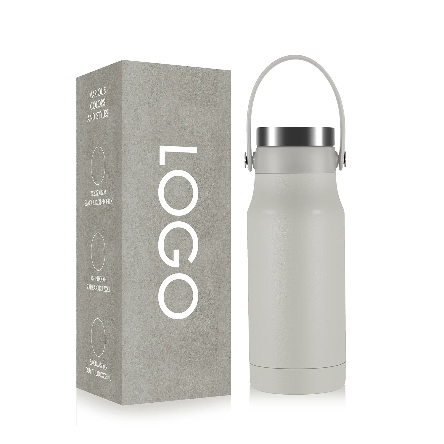 ANSHENG Custom Logo 17oz 24oz Sports Water Bottle Insulated Thermal Vacuum Stainless Steel Double Wall Water Bottle