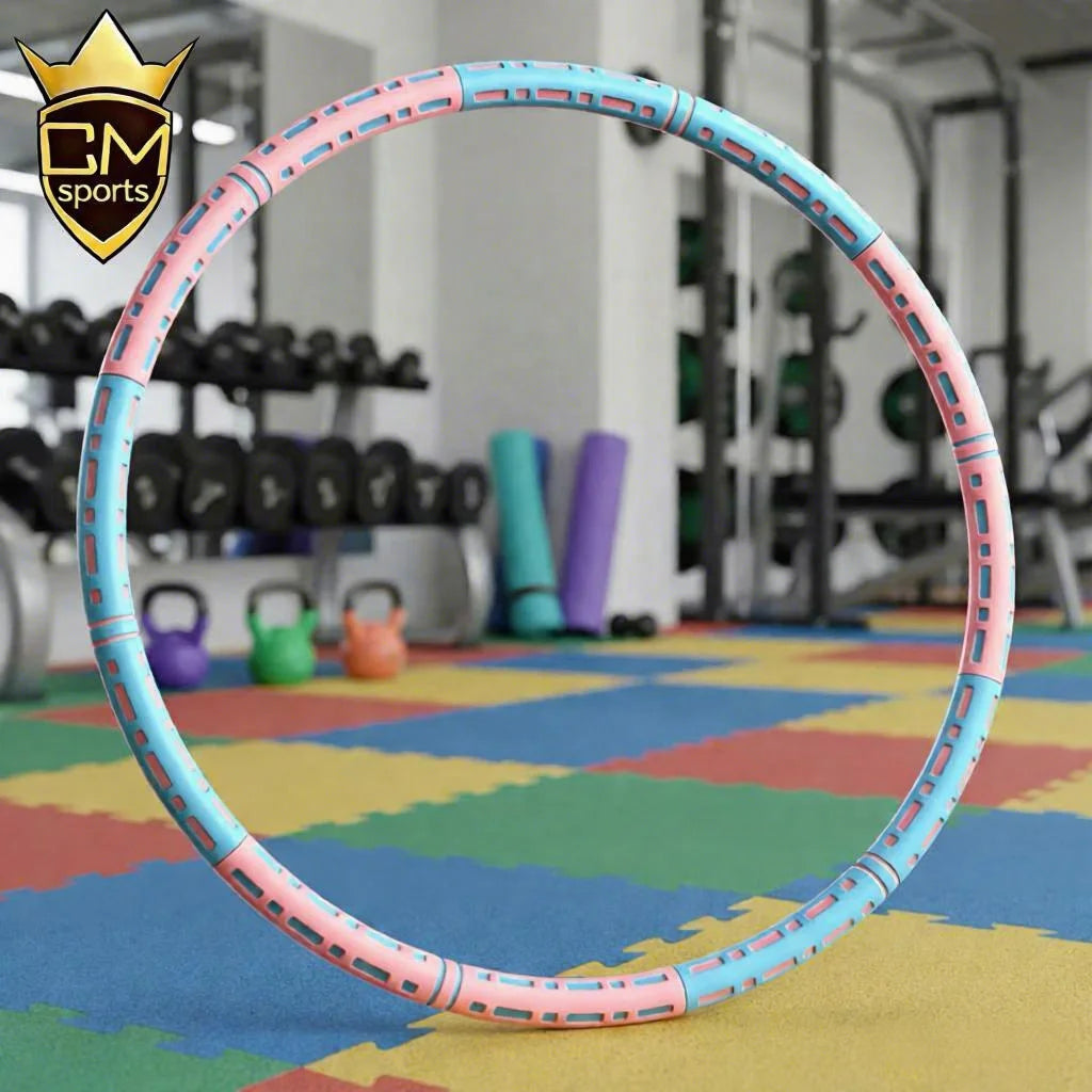 CHENGMO SPORTS Fitness Equipment Stainless Steel Hula Ring Lose Weight Exercise Detachable Weighted s for Adults