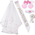 New Products Bride to Be Hen Party Night Out Accessories Wedding Veil Garter Glasses Bridal Shower Bachelor Party Decorations