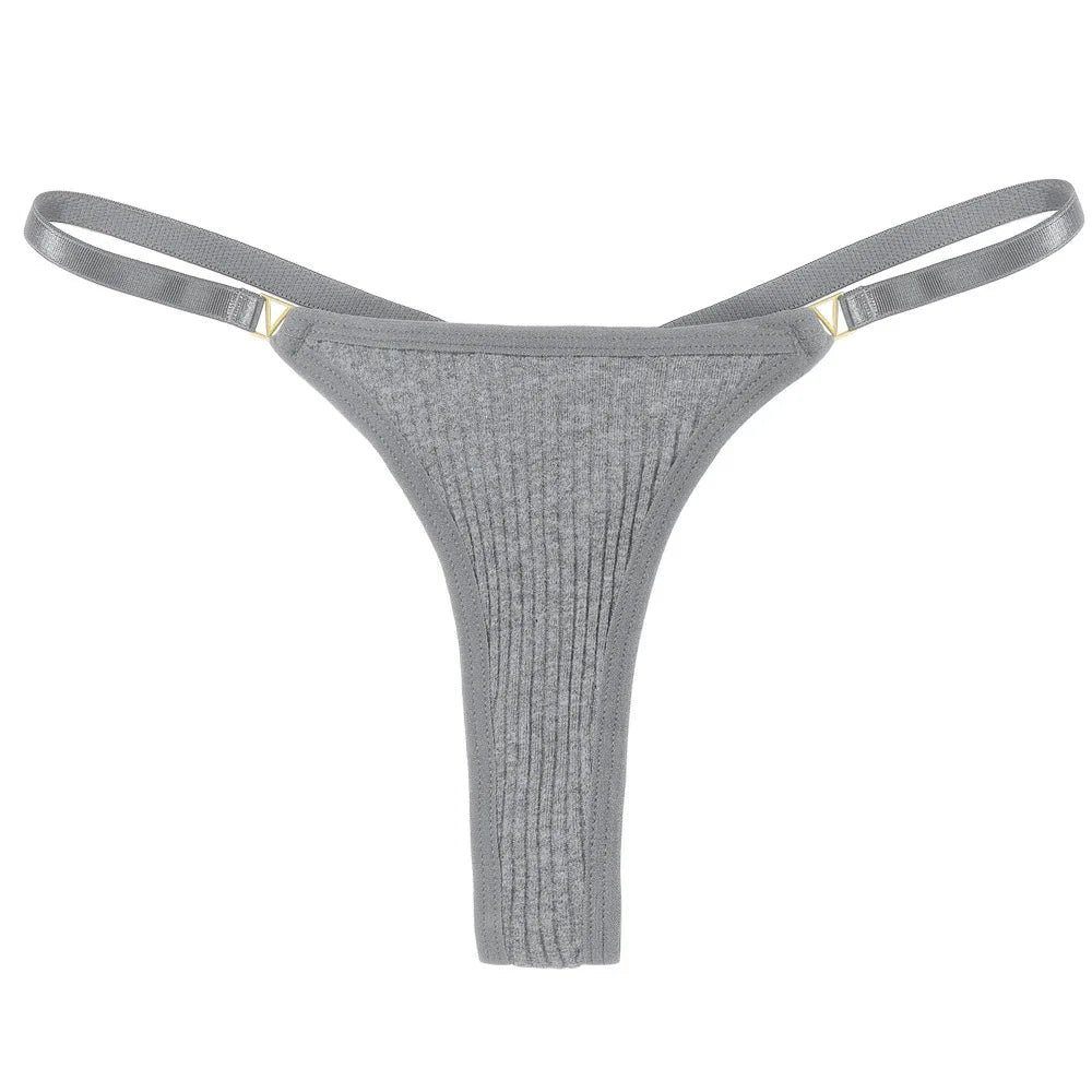 New Women's Sexy Thong Panties Underwear Low Waist G-string T-pants Panties Female Comfort Cotton Briefs Lingerie Underwear