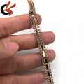 Light Colorado Topaz Glass Crystal Hotfix Rectangle Tape Rhinestone Trim for Shoes Garments Bags Dresses