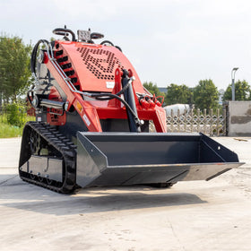 Compact Smart Working Mini Loader Similar Worky Quad with Petrol Engine 4 Wheel Driving Mini Skid Steer Loader