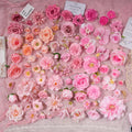 Pink Artificial Single Flower Head Various Styles for Wedding Decoration Artificial Flowers