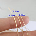 Genuine Gold Filled Square Wire DIY Jewelry Making Permanent Findings Half Hard  Craft Wire
