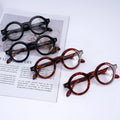 NEW Fashion Unique Man Women Round Acetate Optical Frames Hand Made Eyewear Eye Glasses Custom OEM Eyeglasses Frames
