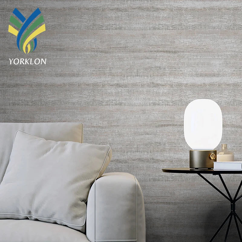 ANGELES Modern Grey Industrial Wall Coverings Waterproof and Fireproof Hotel Interior Wall Paper for Studio Hotel Decoration