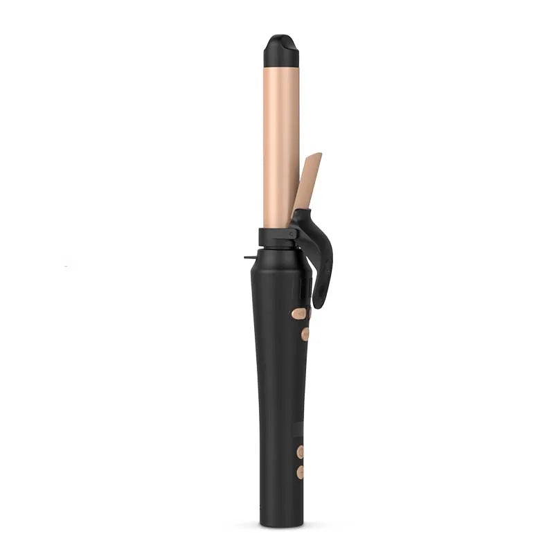 Hair Clips Human Hair Wigs LCD Display Bob Bobo Straight Lace Front MCH Heating Temperature Control Smart Curls Hair Curler
