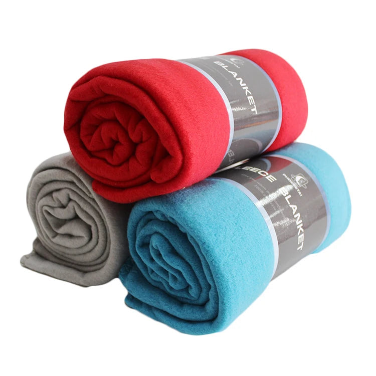 Wholesale Solid Color Polar Fleece Blanket Stock with Random Color