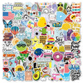 100pcs Customizable White PVC Vinyl Sticker Self-Adhesive with Industrial Application for Craft Use Waterproof Logo Design