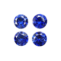 Fashion Jewelry Loose 1.50mm 3.5mm Round Sapphire 2 mm Sapphire Blue Stone Lab Sapphire