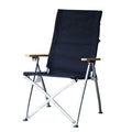 Onwaysports Hot Sale Outdoor Height Adjustable Camping Chair Canvas Folding Outdoor Reclining Chair With Cushion