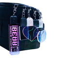 Customized 7 Color Changes Led Illusion Acrylic Lamp Keyring 3d Effect LED Key Ring