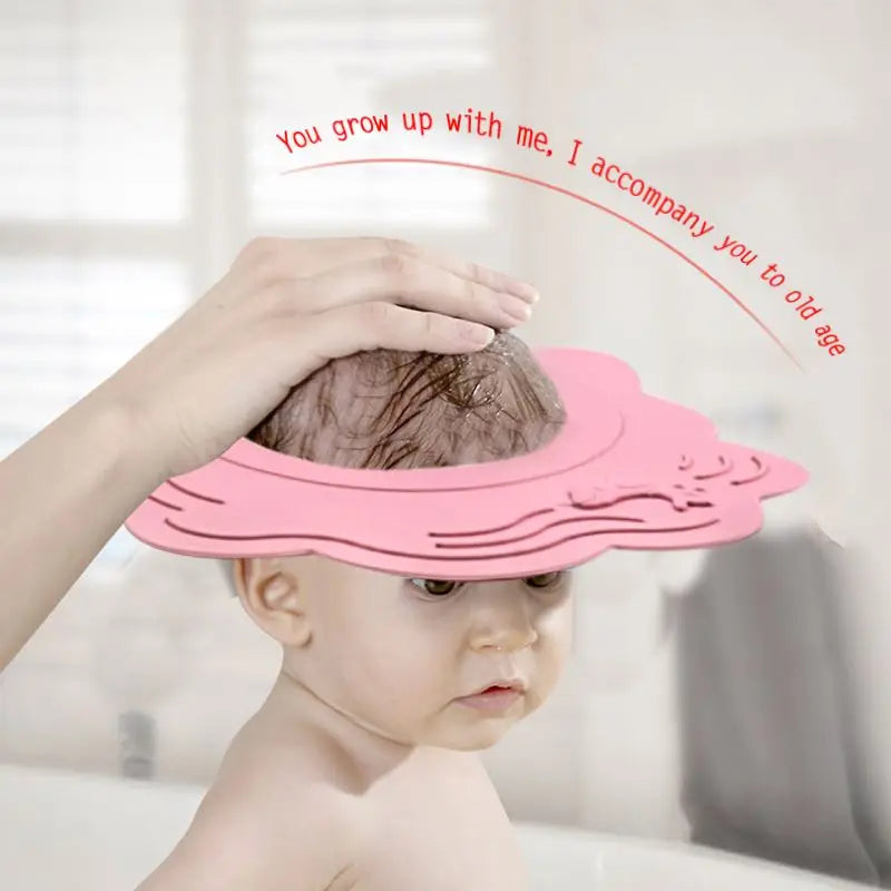 Popular and Cute Children's Shampoo Blocking Cap with Ear Protection Waterproof Bath Cap for Babies