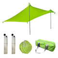 Portable Pop-Up Beach Tent with UPF50+ Sun Protection Lycra Material Ground Pegs & Stability Poles for Outdoor Camping & Fishing