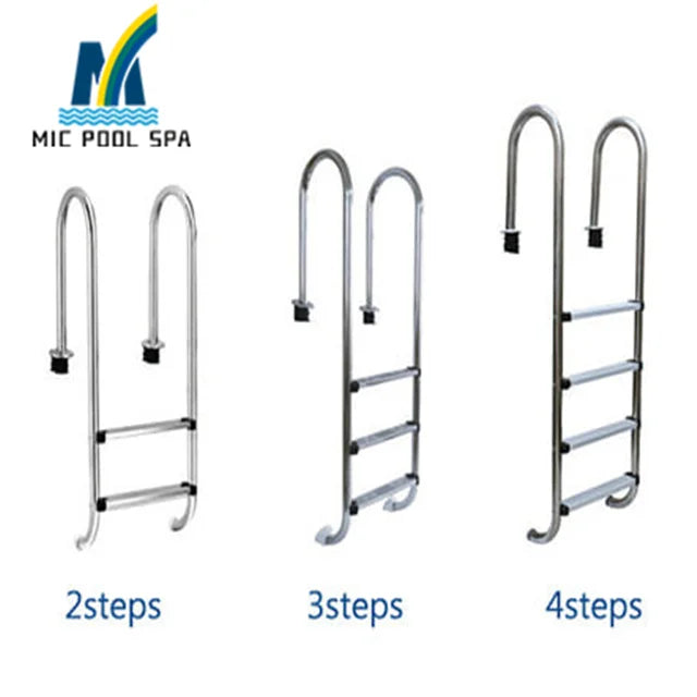Swimming Pool 3 Step Ladder With Safety Rail Swimming Pool Ladder
