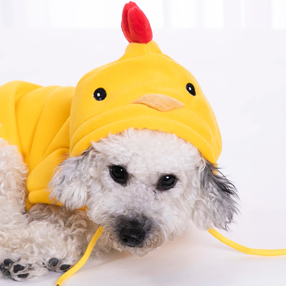 Cute Chick Style Polyester Pet Clothes Comfortable Washable Dogs and Cats Clothing