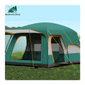10-12 People Large Summer Glamping Camping Tent Set up Pole Ultralight Waterproof Family Outdoor Tent