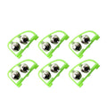 Arched Fish Bells Alarm Clip on Fishing Rod Tip Twin Bells Fishing Tackle Night Luminous Fishing Alarm Bell