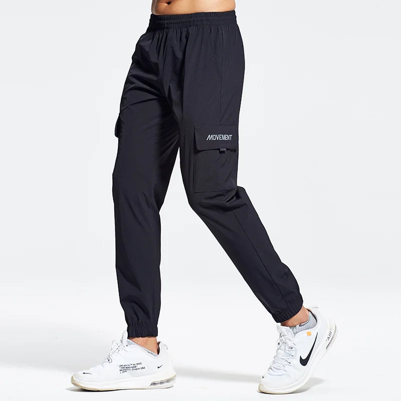 Wholesales Men Running  Pants Hot Selling Men Cargo Work Trousers EU Size Customs logo Men Pocket Cargo Pants