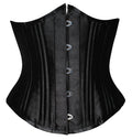 Foshan Factory 26 Steel Bones Black Floral 5 Buckles Sexy Waist Trainer Lace up Corset