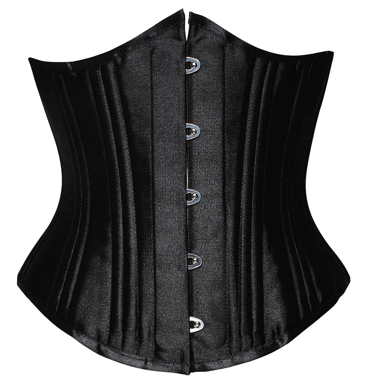 Foshan Factory 26 Steel Bones Black Floral 5 Buckles Sexy Waist Trainer Lace up Corset